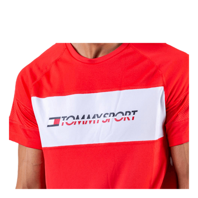 Performance Mesh Tee Red