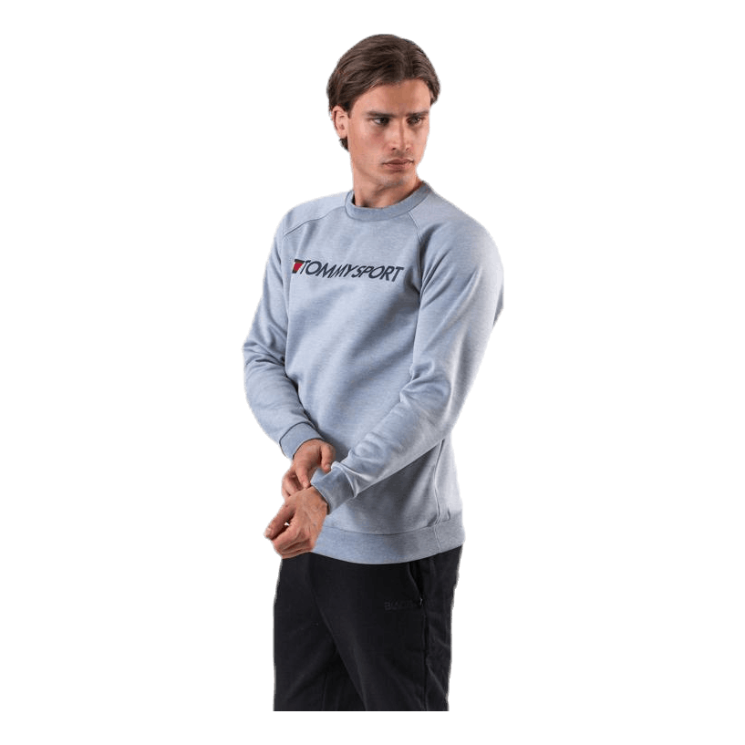 Fleece Logo Crew Neck Grey