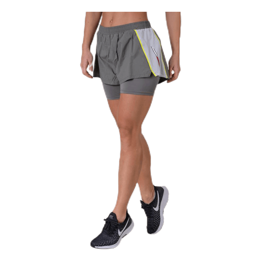 2-IN-1 Woven Shorts Grey