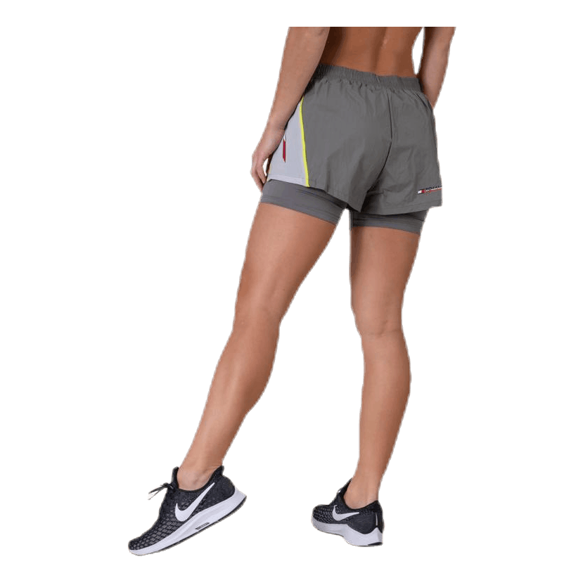 2-IN-1 Woven Shorts Grey
