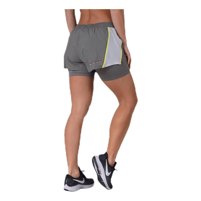 2-IN-1 Woven Shorts Grey