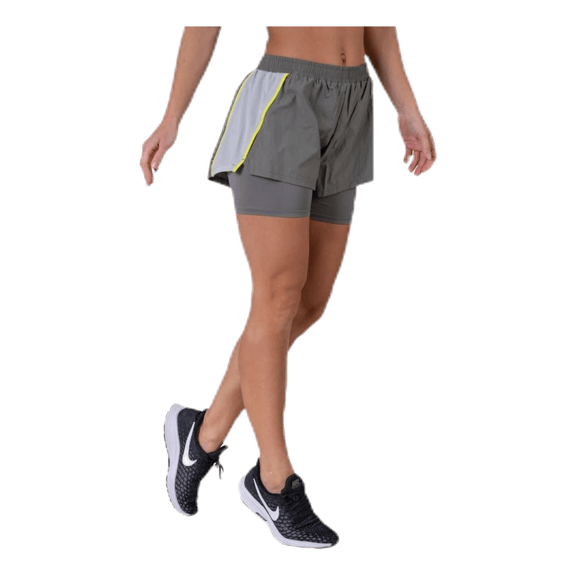 2-IN-1 Woven Shorts Grey