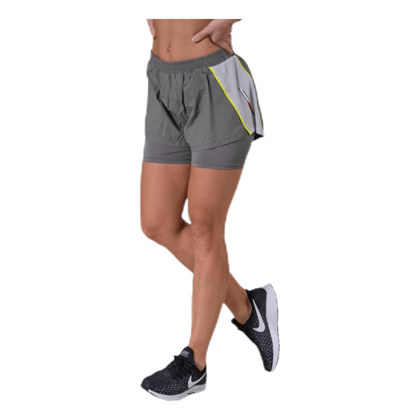 2-IN-1 Woven Shorts Grey