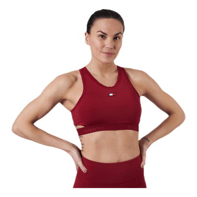 Low Support Removable Pads Bra Red