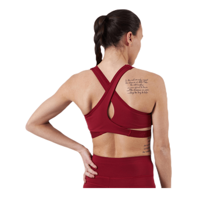 Low Support Removable Pads Bra Red