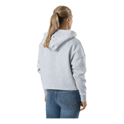 Cropped Hoody Flag Logo Grey