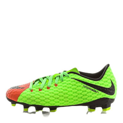 Hypervenom Phelon III FG Black/Green/Red
