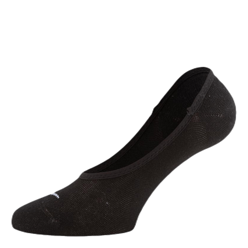 Everyday Lightweight Women's Training Footie Socks (3 Pairs) BLACK