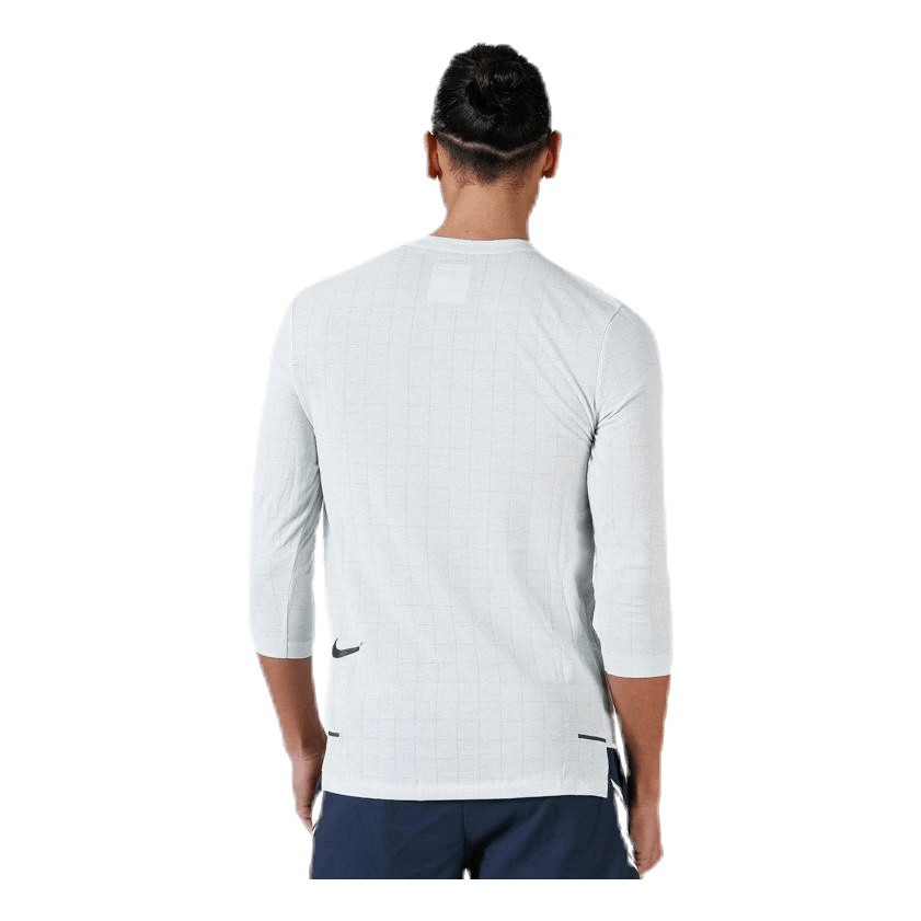 Tech Pack Rise 3QTR Top White/Grey