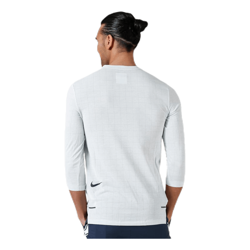 Tech Pack Rise 3QTR Top White/Grey