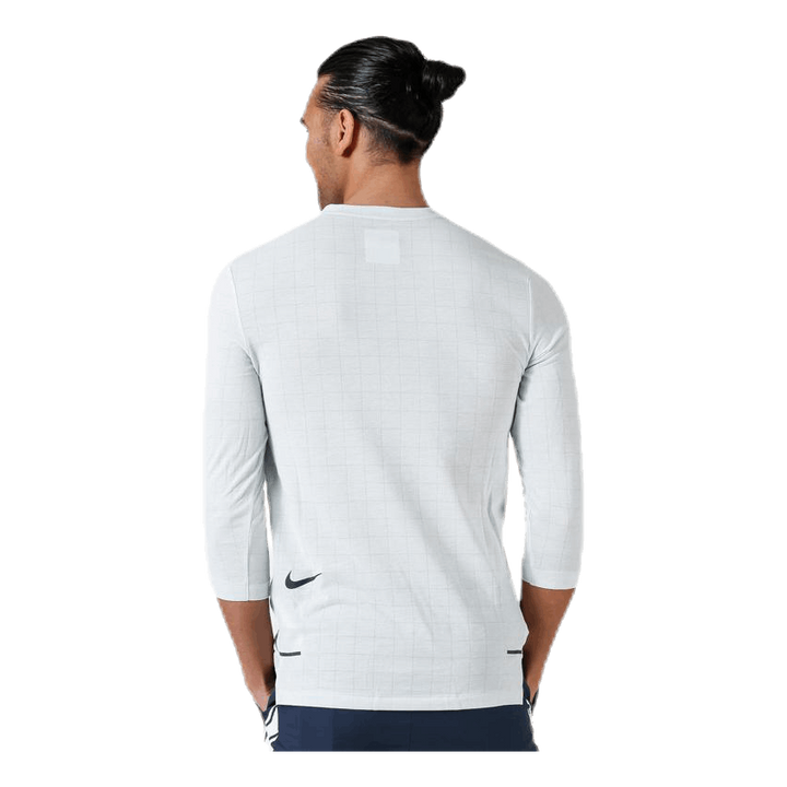 Tech Pack Rise 3QTR Top White/Grey
