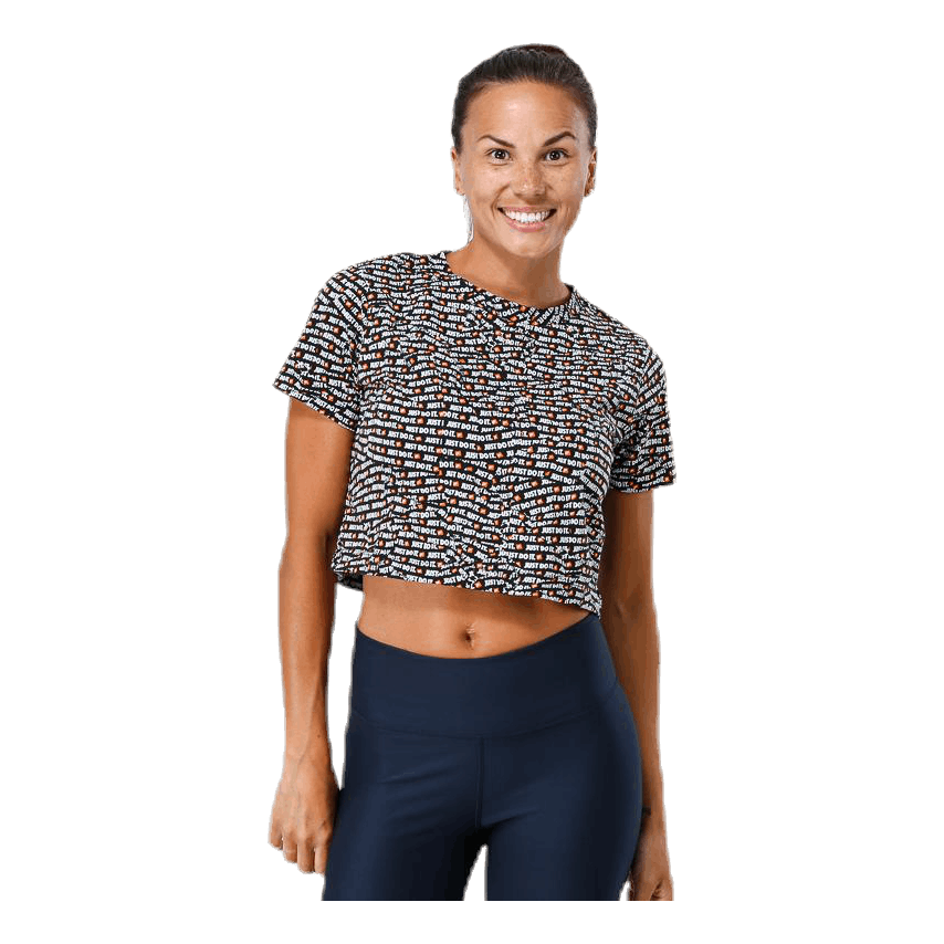Just Do It Crop Top SS Patterned