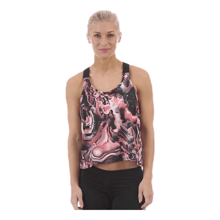 Pro Coral Print Tank Pink