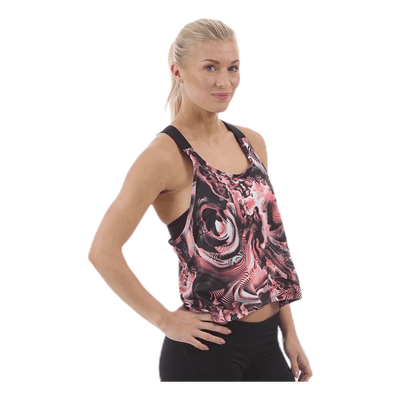 Pro Coral Print Tank Pink