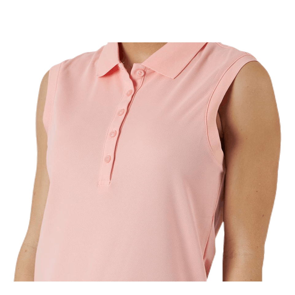 Sleeveless Polo Orange