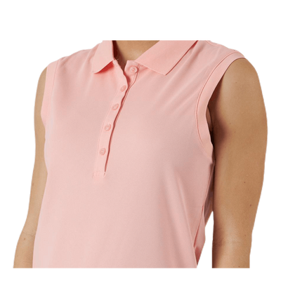 Sleeveless Polo Orange