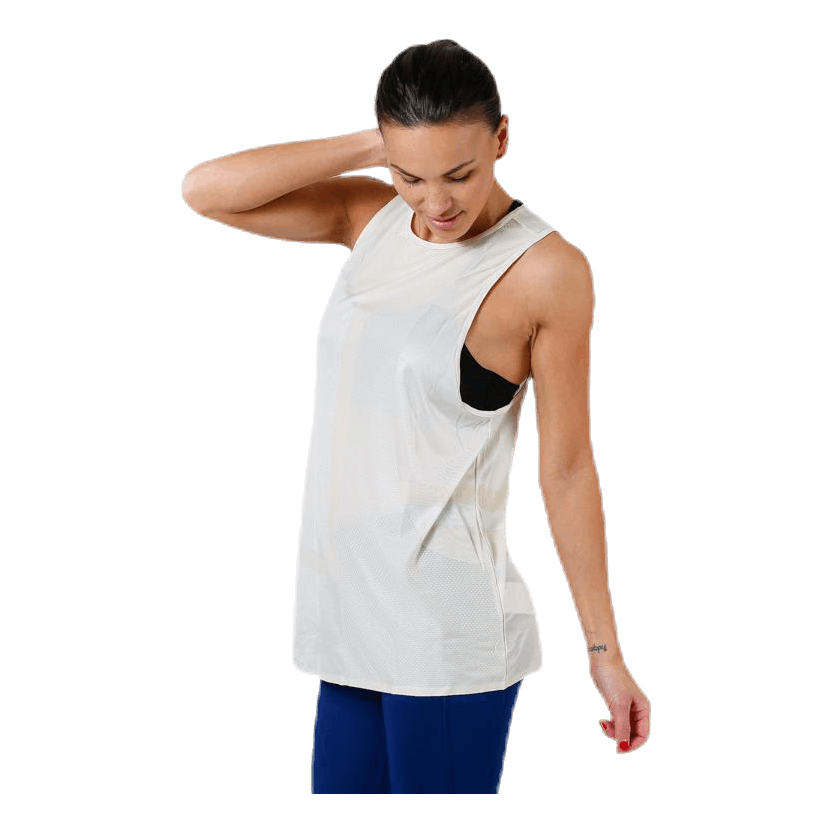 Tech Pack Knit Muscle Tank Beige