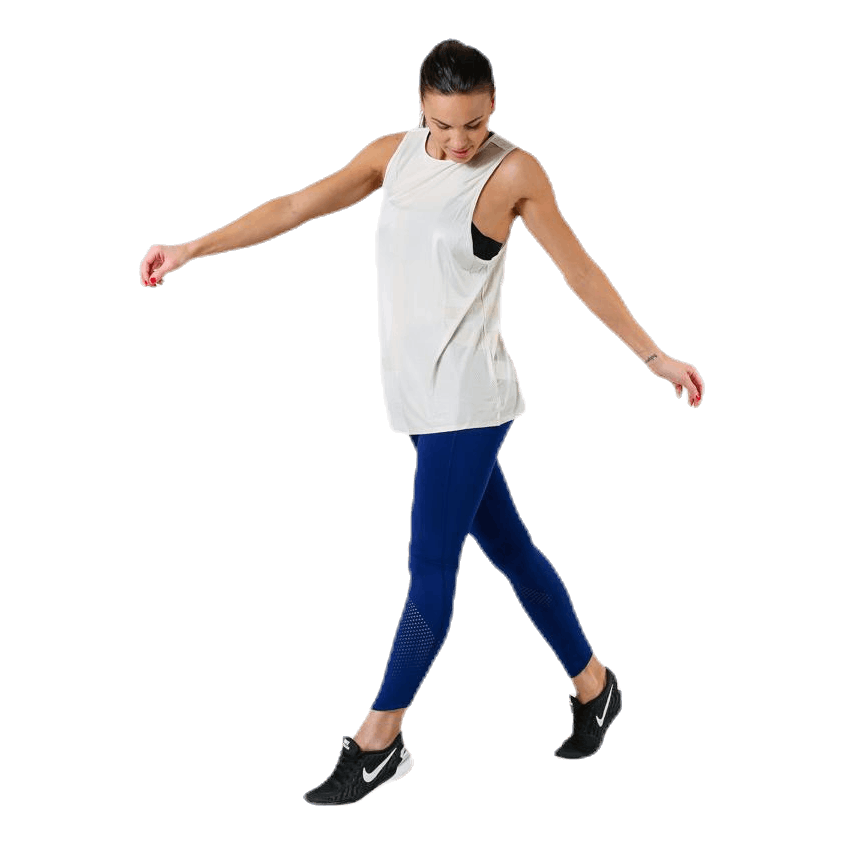 Tech Pack Knit Muscle Tank Beige