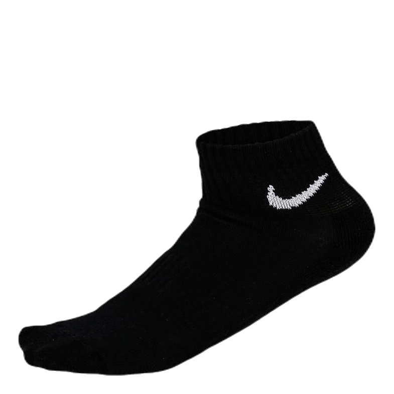 Everyday Cushioned Training Ankle Socks (3 Pairs) BLACK/WHITE