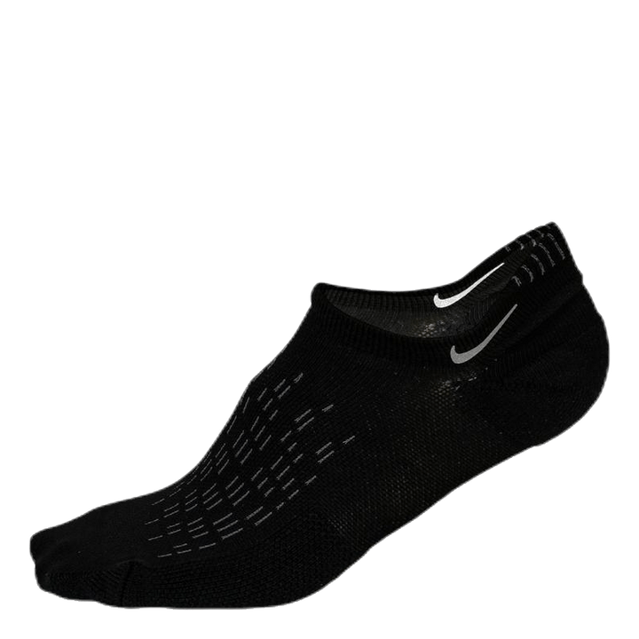 Elite Cushioned No-Show  Black