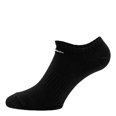Everyday Lightweight Training No-Show Socks (6 Pairs) BLACK/WHITE