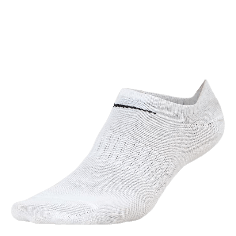 Everyday Lightweight Training No-Show Socks (6 Pairs) WHITE/BLACK