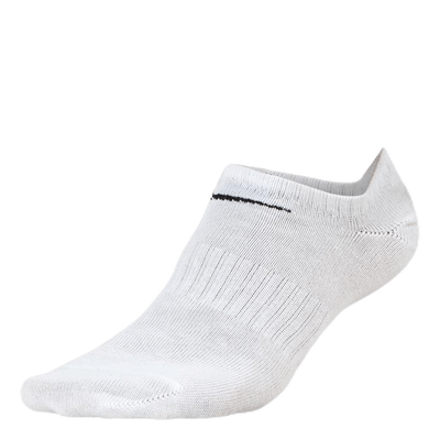 Everyday Lightweight Training No-Show Socks (6 Pairs) WHITE/BLACK
