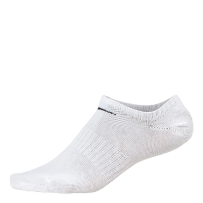 Everyday Lightweight Training No-Show Socks (6 Pairs) WHITE/BLACK