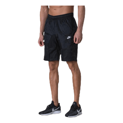 Nsw Short Woven Track White/Black
