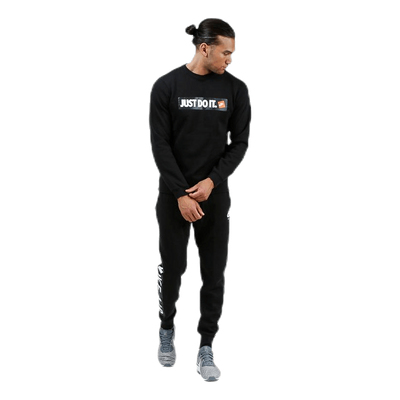 Hybrid Fleece Crew Black