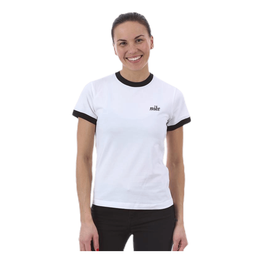 NSW SS Top Ringer White/Black