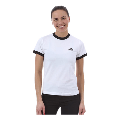 NSW SS Top Ringer White/Black