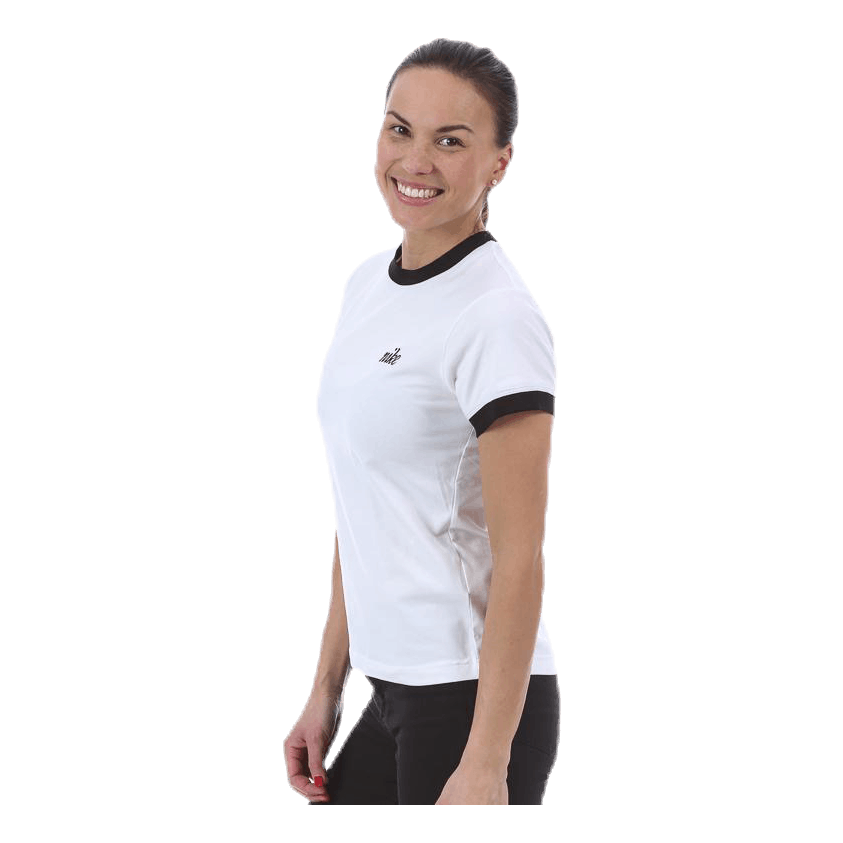 NSW SS Top Ringer White/Black