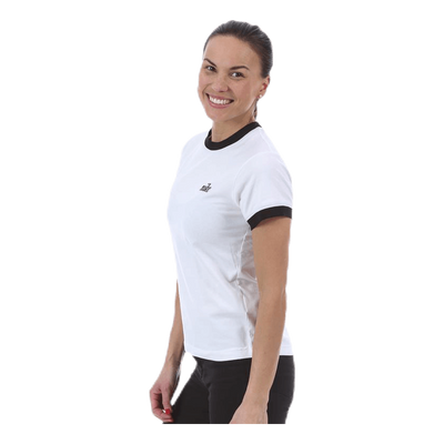 NSW SS Top Ringer White/Black
