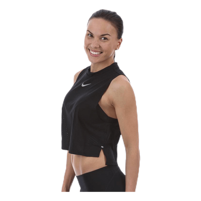 Tailwind Top Cool Crop Black