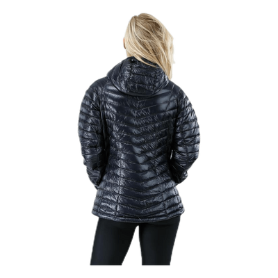 Ghost Whisperer Hooded Down Jacket Black/Grey