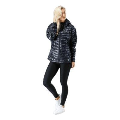 Ghost Whisperer Hooded Down Jacket Black/Grey