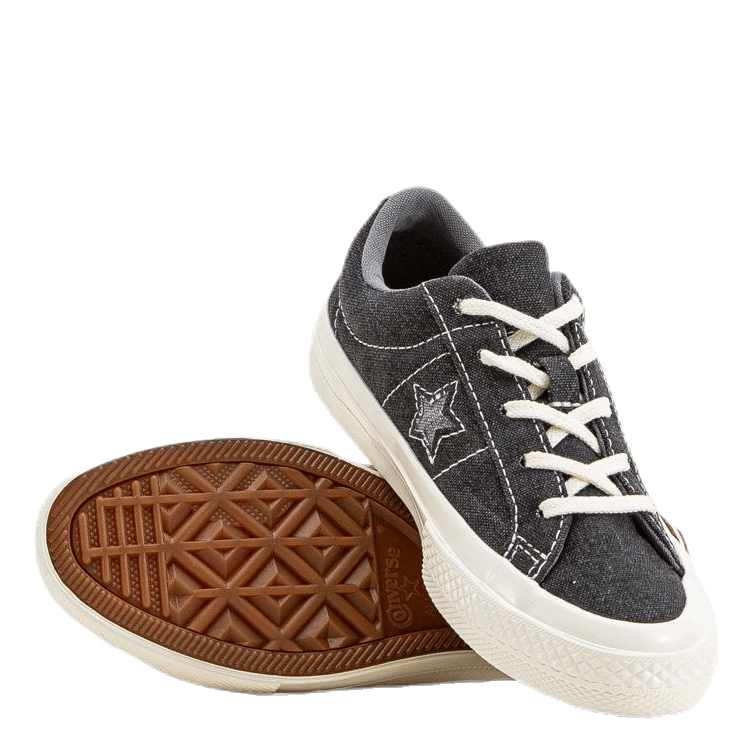Kids One Star Sneakers Black Converse Runforest