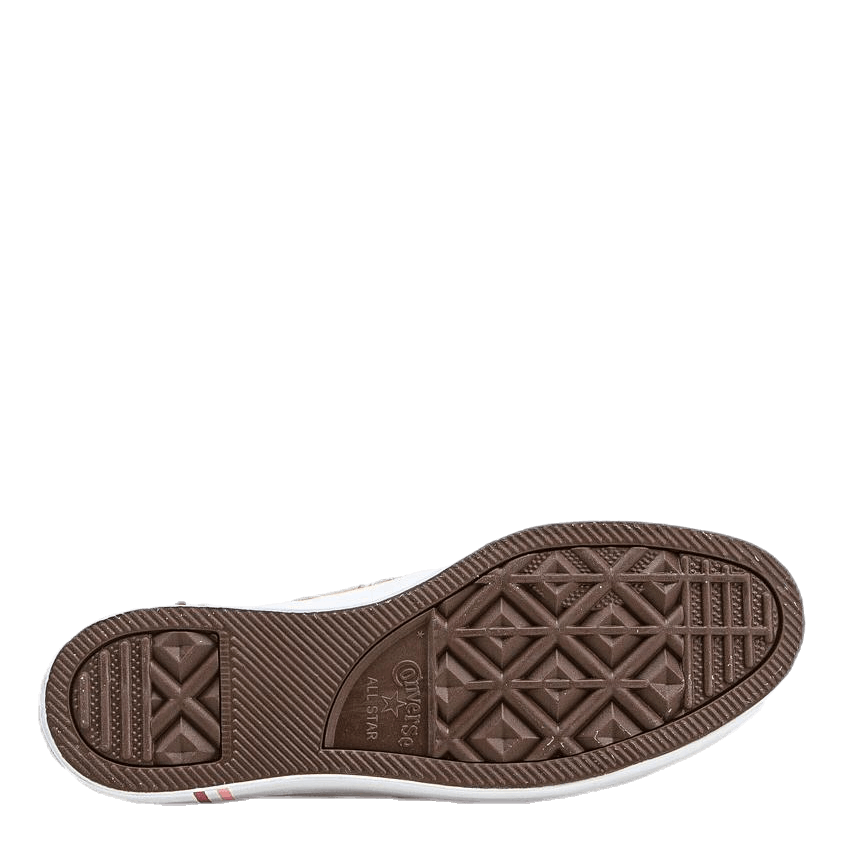 One Star Platform Suede Beige