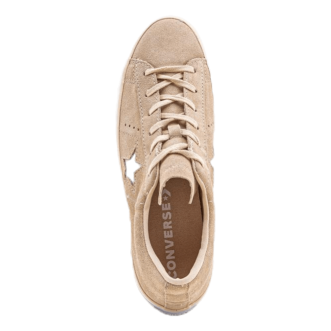 One Star Platform Suede Beige