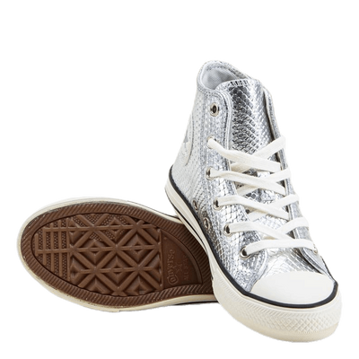 J Chuck Taylor All Star Metallic Silver