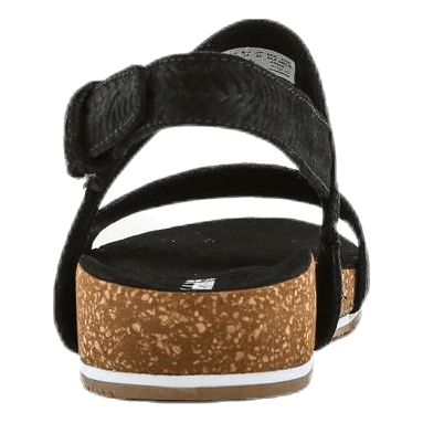 Malibu Waves 2 Band Sandal Black