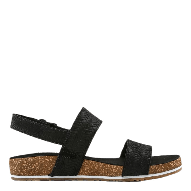 Malibu Waves 2 Band Sandal Black