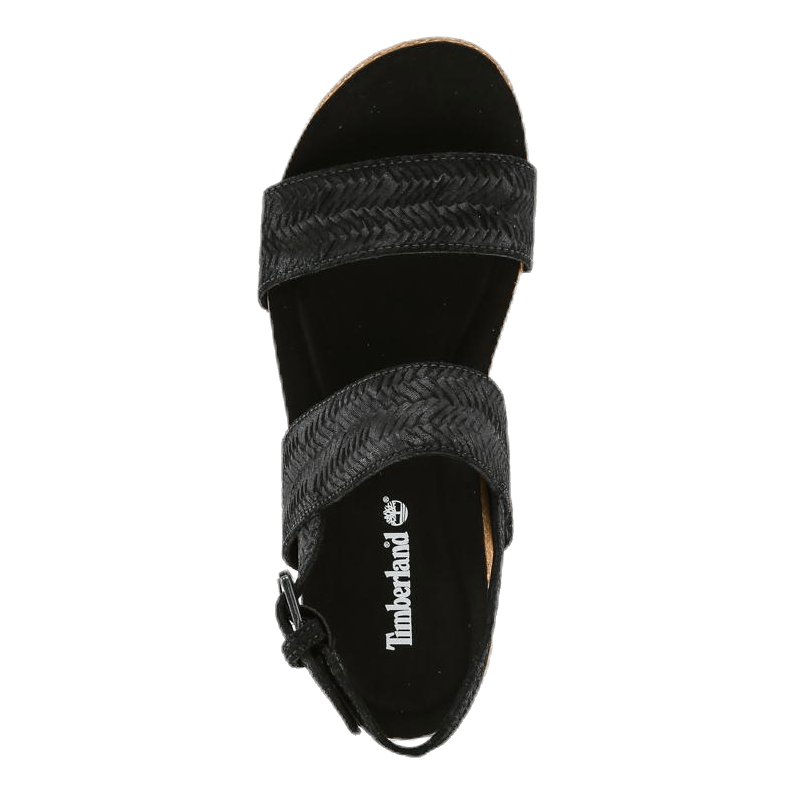 Malibu Waves 2 Band Sandal Black
