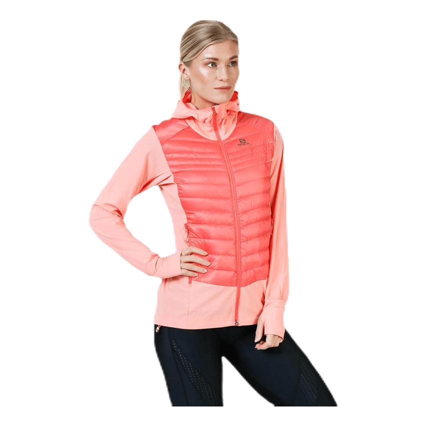 Haloes Down Hybrid Hoodie Pink