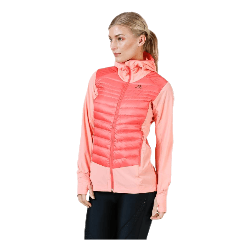 Haloes Down Hybrid Hoodie Pink
