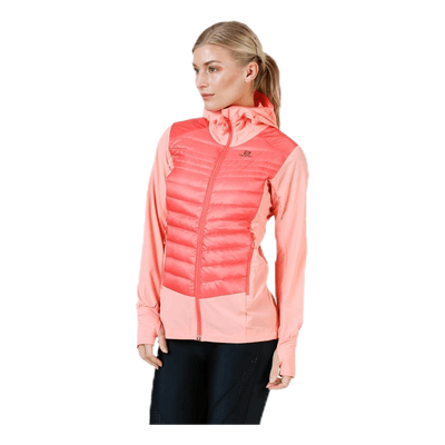 Haloes Down Hybrid Hoodie Pink