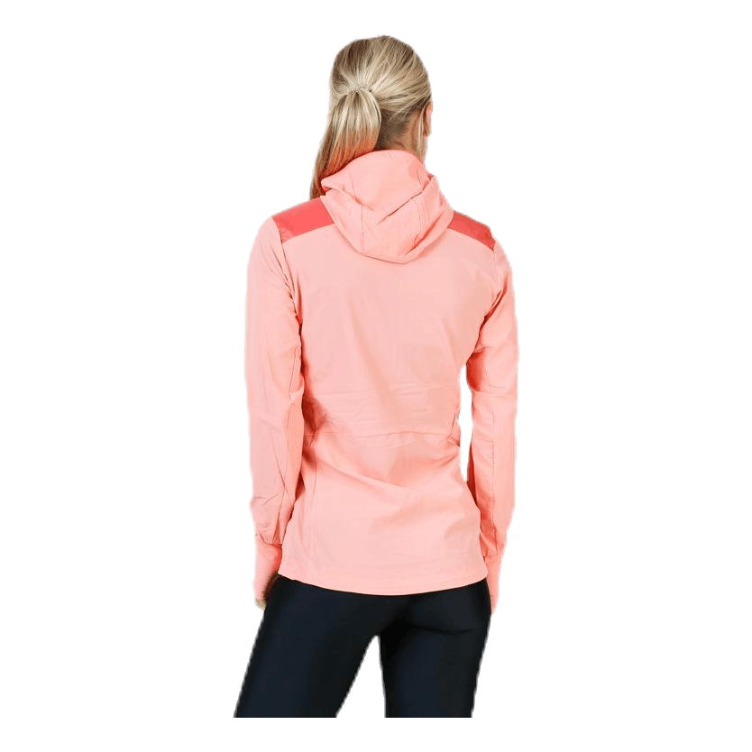 Haloes Down Hybrid Hoodie Pink