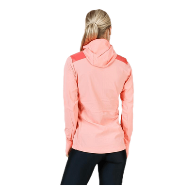 Haloes Down Hybrid Hoodie Pink