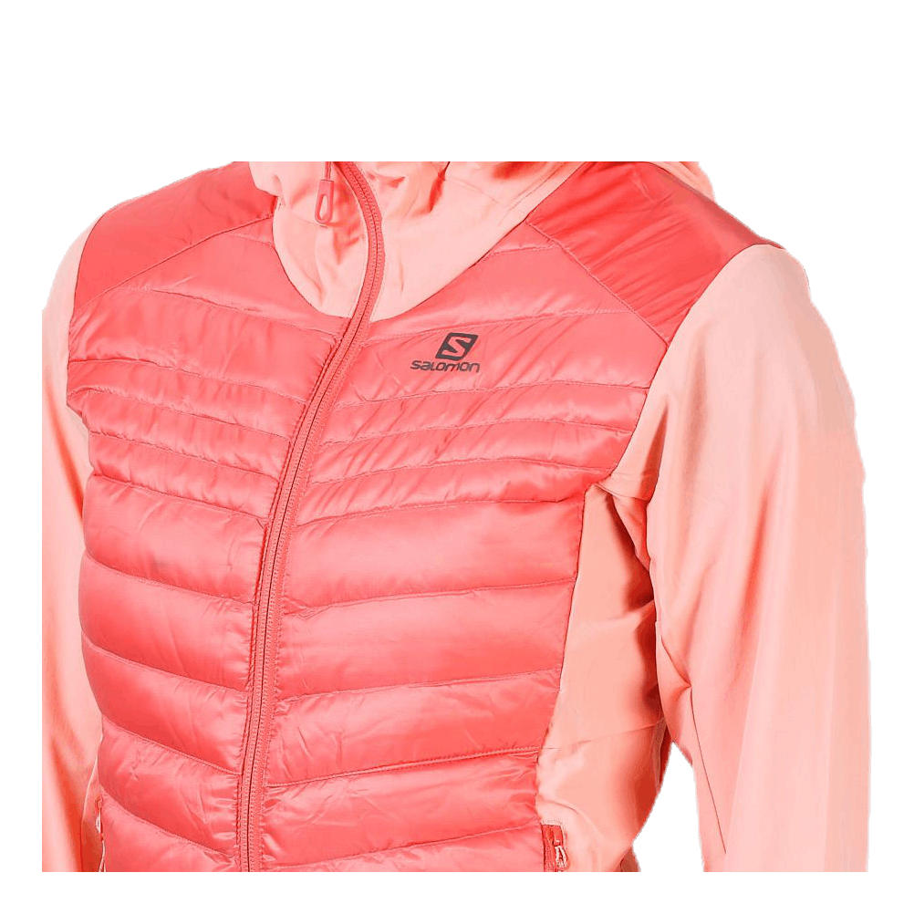 Haloes Down Hybrid Hoodie Pink